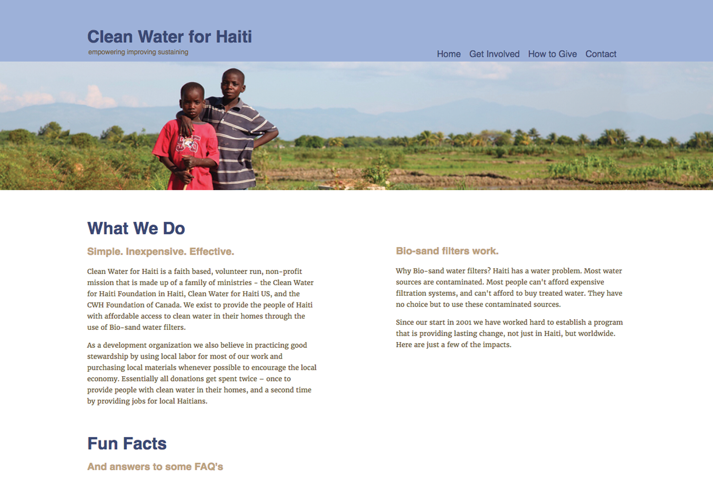 Clean Water for Haiti